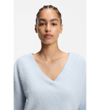 BOSS Jasnoniebieski sweter Fiti