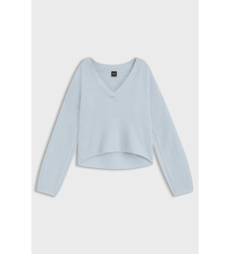 BOSS Jasnoniebieski sweter Fiti