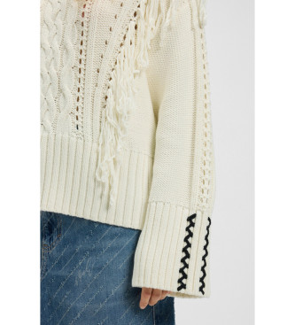 BOSS Fitto jumper white