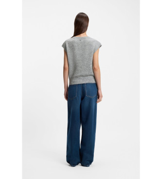 BOSS Cardigan waistcoat Foldrerio grey