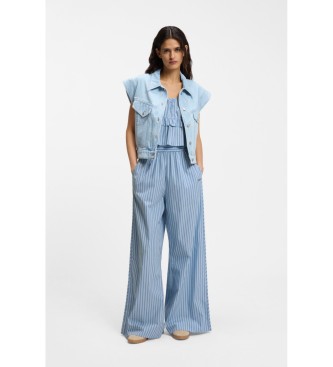 BOSS Bl� poplin topp