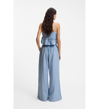 BOSS Bl� poplin topp