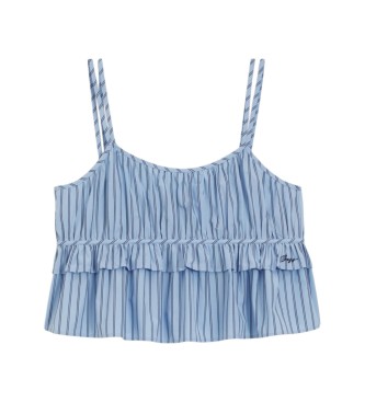 BOSS Bl� poplin topp