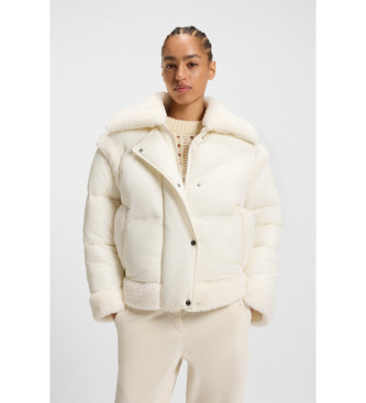 BOSS Veste matelasse Pajuna blanc