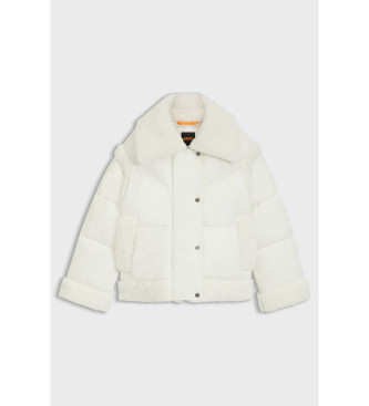 BOSS Veste matelasse Pajuna blanc