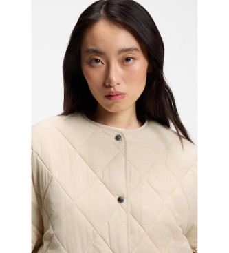 BOSS Wodoodporna kurtka z pikowaną podszewką w romby