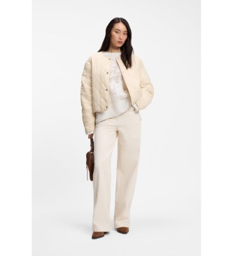 BOSS Wodoodporna kurtka z pikowaną podszewką w romby