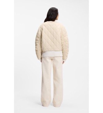 BOSS Wodoodporna kurtka z pikowaną podszewką w romby