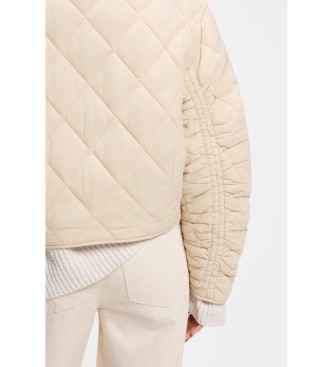 BOSS Wodoodporna kurtka z pikowaną podszewką w romby