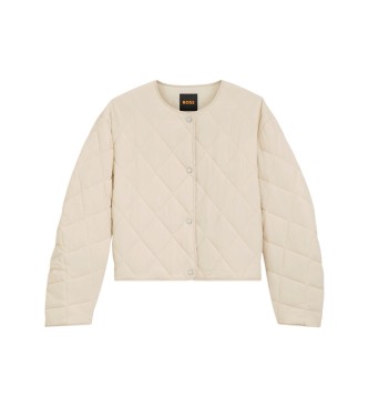 BOSS Wodoodporna kurtka z pikowaną podszewką w romby