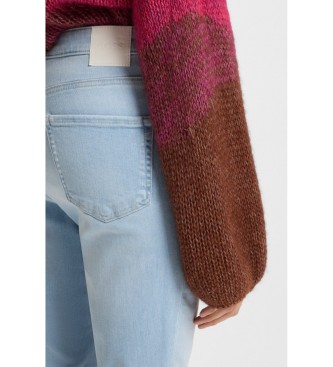 BOSS Blaue Bootcut Split Jeans