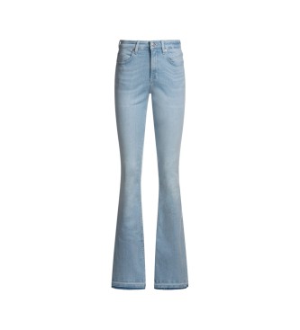 BOSS Blaue Bootcut Split Jeans