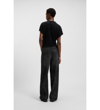 BOSS Svarta slouchy jeans