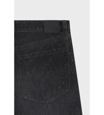 BOSS Svarta slouchy jeans