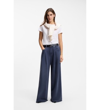 BOSS Jean � jambe large Relaxed Fit bleu