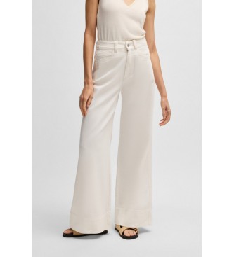 BOSS Pantalon Talashea blanc cass�
