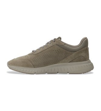 BOSS Sneakers in pelle marrone TTNM Runn