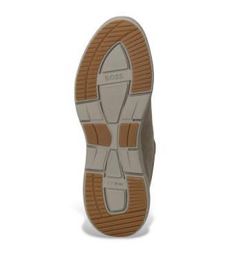 BOSS Sneakers in pelle marrone TTNM Runn