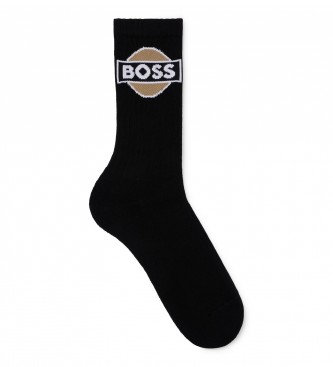 BOSS Calzini a coste neri