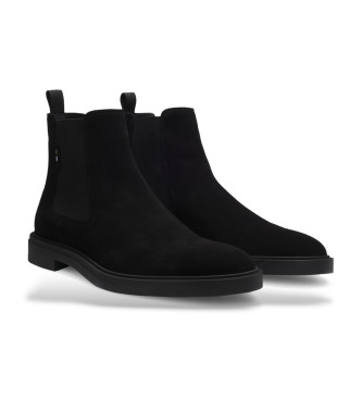 BOSS Stivaletti Calev in pelle nera
