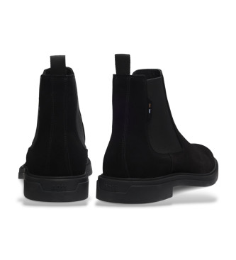 BOSS Stivaletti Calev in pelle nera