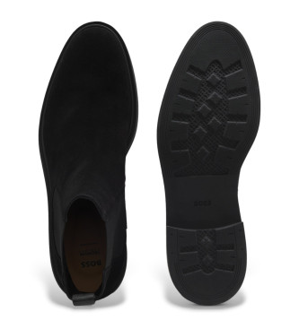 BOSS Stivaletti Calev in pelle nera