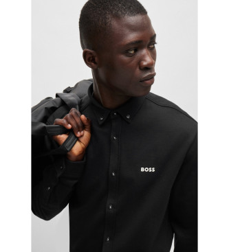 BOSS Motion overhemd zwart