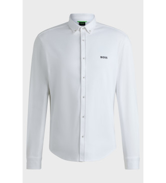 BOSS Camisa Regular Fit branca