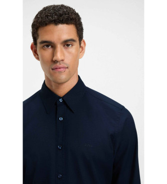 BOSS Hemd Regular Fit navy