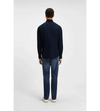 BOSS Hemd Regular Fit navy