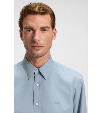BOSS Camisa azul relagante