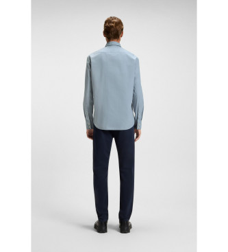 BOSS Camisa azul relagante