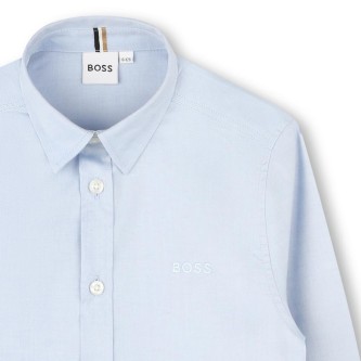 BOSS Camicia Oxford blu