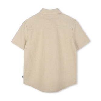 BOSS Beige short sleeve shirt