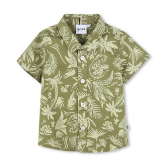 BOSS Short sleeve green shirt