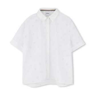 BOSS Short Sleeve Shirt white