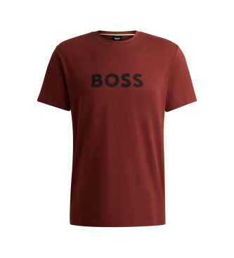 BOSS Camisa castanha Rn