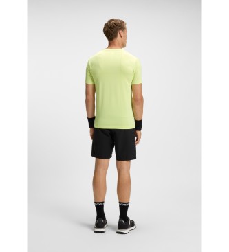 BOSS Check Toc groen T-shirt
