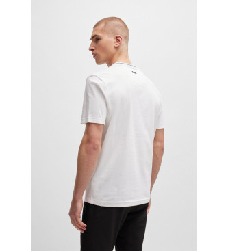 BOSS T-shirt met witte kraag