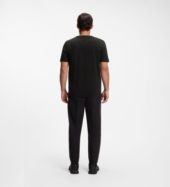 BOSS Zwart T-shirt met grafische print