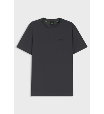 BOSS T-shirt avec logo gris contrast