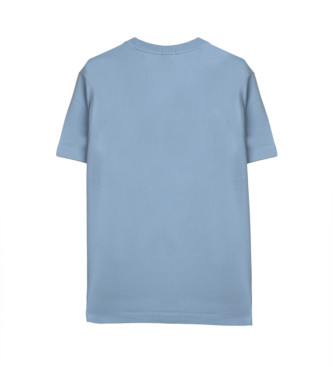 BOSS T-shirt blu con logo grande