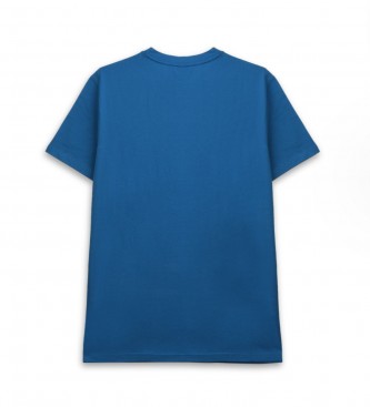 BOSS T-shirt Azul Contraste