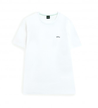 BOSS T-shirt cintr blanc