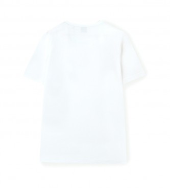 BOSS Camiseta Curved blanco