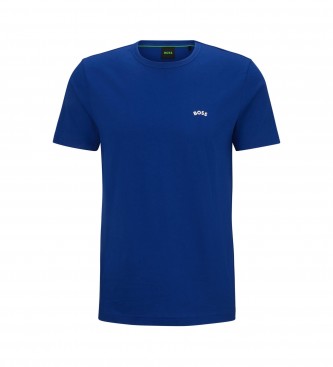 BOSS Camiseta Curved azul
