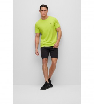 BOSS T-shirt curva Verde lime