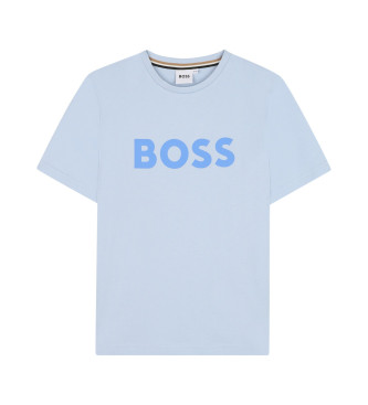 BOSS Blauw T-shirt met korte mouwen