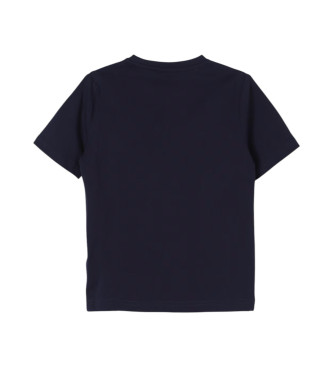 BOSS Kortrmet t-shirt med Navy-logo