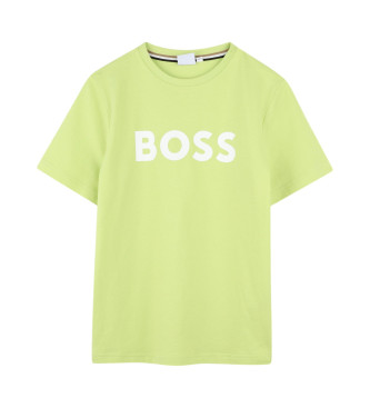 BOSS Groen T-shirt met korte mouwen